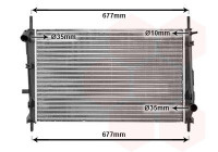 Radiator, engine cooling 18002185 International Radiators