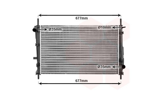 Radiator, engine cooling 18002185 International Radiators