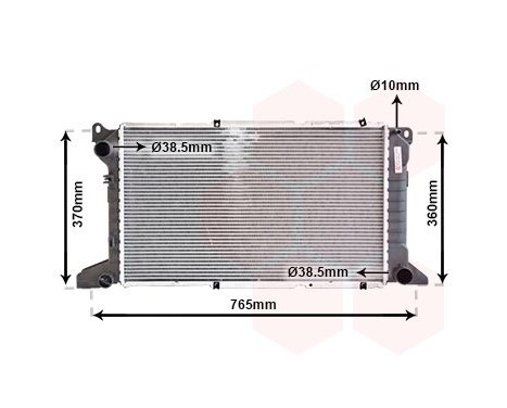 Radiator, engine cooling 18002204 International Radiators, Image 2