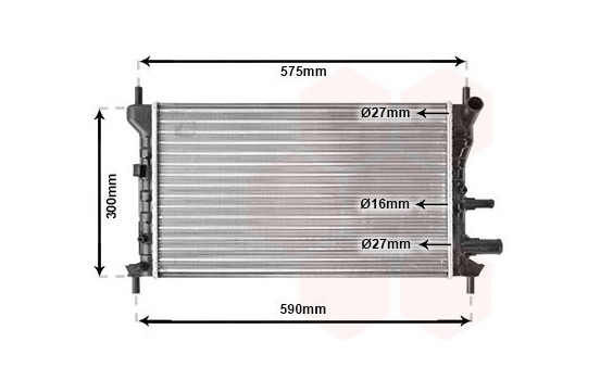 Radiator, engine cooling 18002218 International Radiators, Image 2
