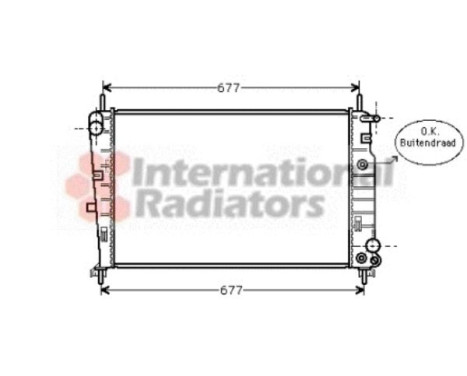 Radiator, engine cooling 18002226 International Radiators, Image 2