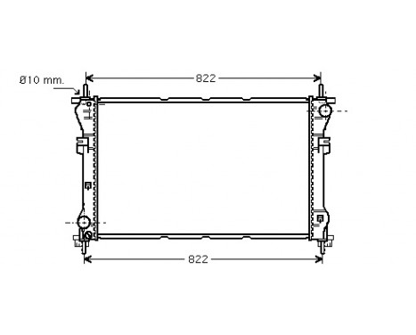 Radiator, engine cooling 18002318 International Radiators