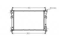 Radiator, engine cooling 18002320 International Radiators