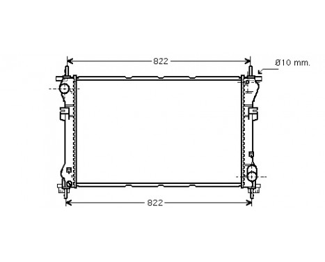 Radiator, engine cooling 18002320 International Radiators