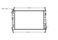 Radiator, engine cooling 18002335 International Radiators