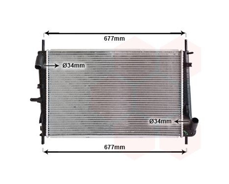Radiator, engine cooling 18002338 International Radiators, Image 2