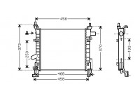 Radiator, engine cooling 18002373 International Radiators