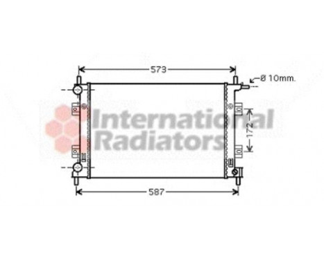 Radiator, engine cooling 18002398 International Radiators, Image 2