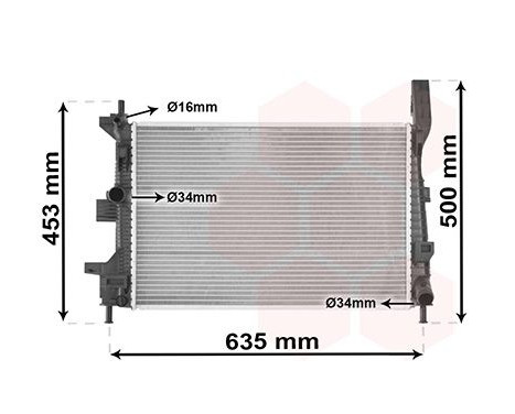 Radiator, engine cooling 18002578 International Radiators