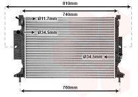 Radiator, engine cooling 18002643 International Radiators