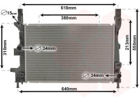 Radiator, engine cooling 18012710 International Radiators