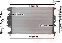 Radiator, engine cooling 18012714 International Radiators