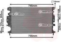Radiator, engine cooling 18012716 International Radiators