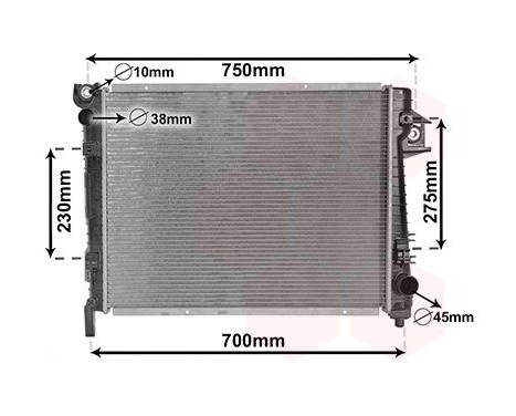 Radiator, engine cooling 20012702 International Radiators