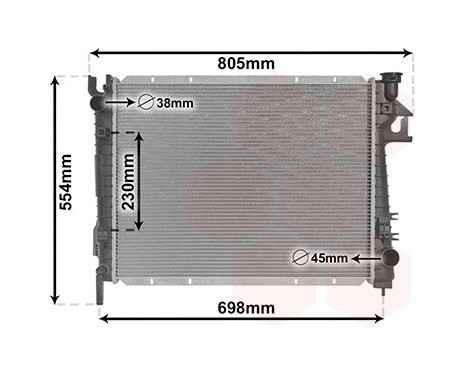 Radiator, engine cooling 20012703 International Radiators