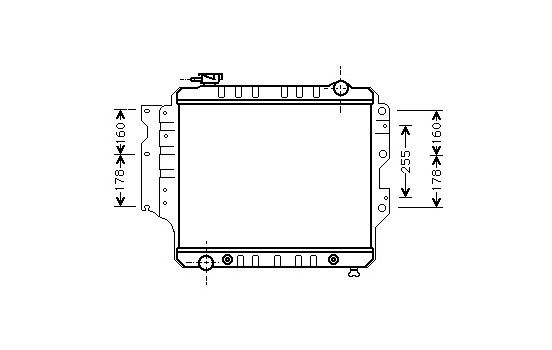 Radiator, engine cooling 21002023 International Radiators
