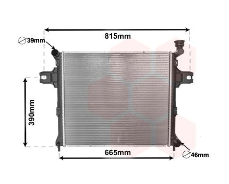 Radiator, engine cooling 21002058 International Radiators