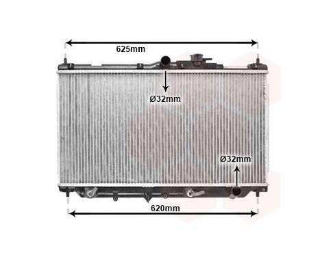 Radiator, engine cooling 25002017 International Radiators, Image 2