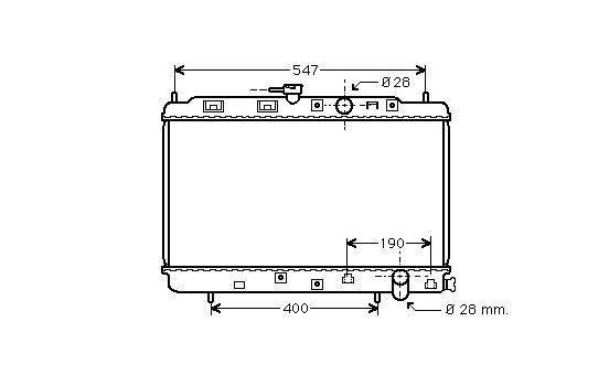 Radiator, engine cooling 25002042 International Radiators, Image 2
