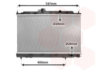 Radiator, engine cooling 25002042 International Radiators