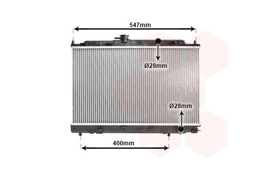 Radiator, engine cooling 25002042 International Radiators