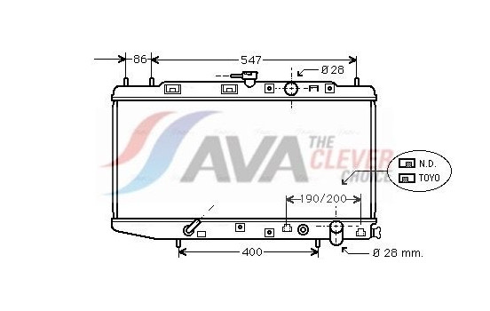 Radiator, engine cooling 25002051 International Radiators, Image 2