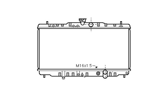 Radiator, engine cooling 25002055 International Radiators