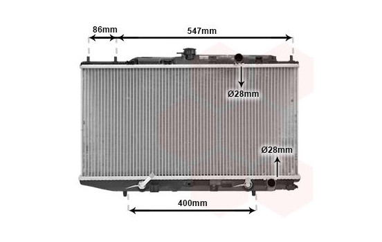 Radiator, engine cooling 25002064 International Radiators, Image 2