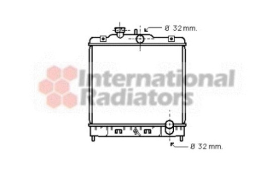 Radiator, engine cooling 25002080 International Radiators, Image 2