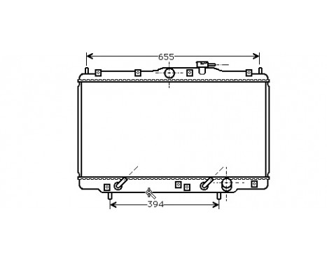 Radiator, engine cooling 25002094 International Radiators