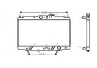 Radiator, engine cooling 25002102 International Radiators