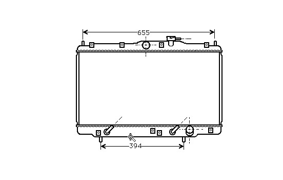 Radiator, engine cooling 25002110 International Radiators
