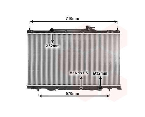 Radiator, engine cooling 25002162 International Radiators, Image 2