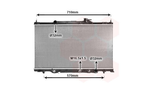 Radiator, engine cooling 25002163 International Radiators, Image 2