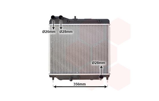 Radiator, engine cooling 25002178 International Radiators, Image 2