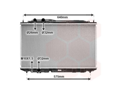 Radiator, engine cooling 25002187 International Radiators, Image 2