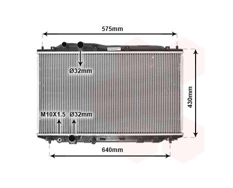 Radiator, engine cooling 25002191 International Radiators, Image 2