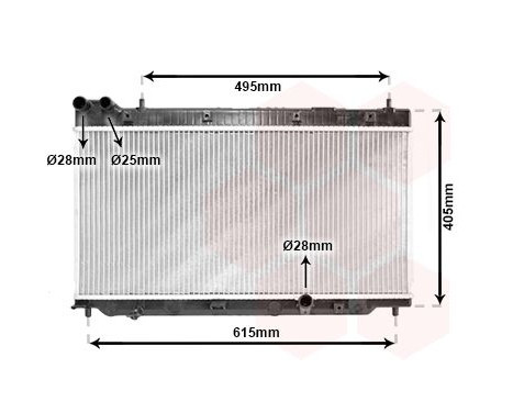 Radiator, engine cooling 25002206 International Radiators, Image 2