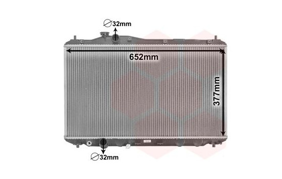 Radiator, engine cooling 25002702 International Radiators, Image 2