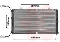 Radiator, engine cooling 26002021 International Radiators