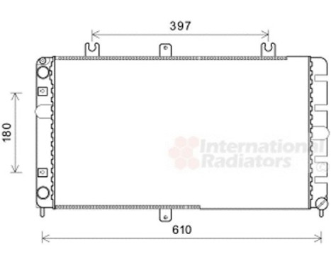 Radiator, engine cooling 26002022 International Radiators