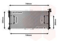 Radiator, engine cooling 27002027 International Radiators