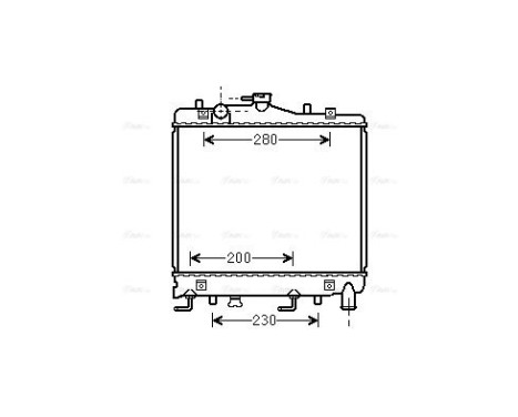 Radiator, engine cooling 27002061 International Radiators