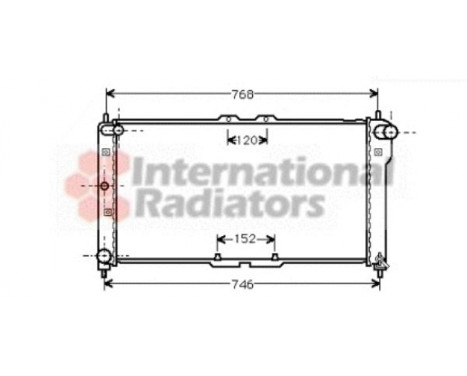 Radiator, engine cooling 27002075 International Radiators
