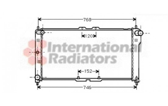 Radiator, engine cooling 27002075 International Radiators