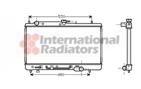 Radiator, engine cooling 27002091 International Radiators
