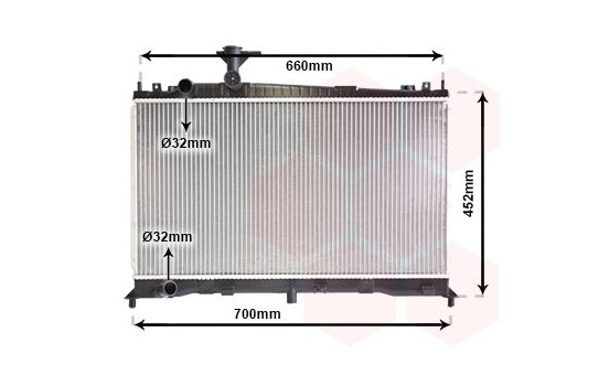 Radiator, engine cooling 27002160 International Radiators