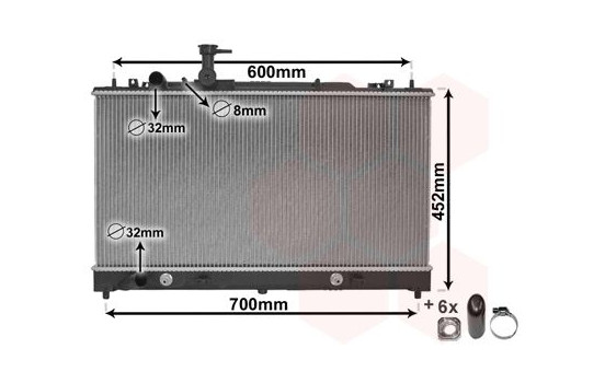 Radiator, engine cooling 27002163 International Radiators Plus