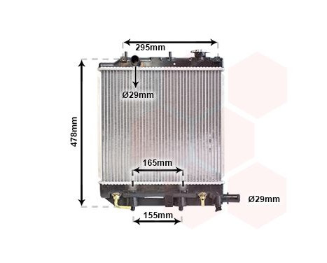 Radiator, engine cooling 27002166 International Radiators