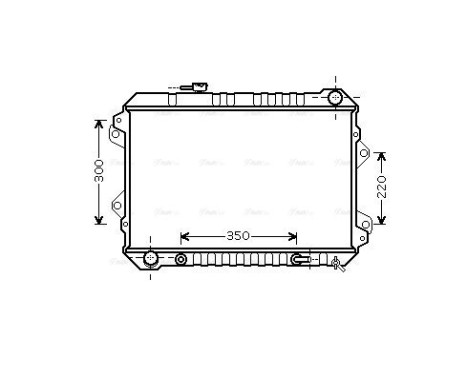 Radiator, engine cooling 27002180 International Radiators